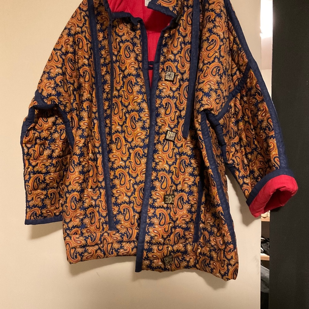 Stunning cotton jacket in size large by Elena Pelevina